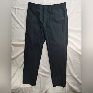 NWT Cos Black Recycled Cotton Button Fly Dress Pants 36R